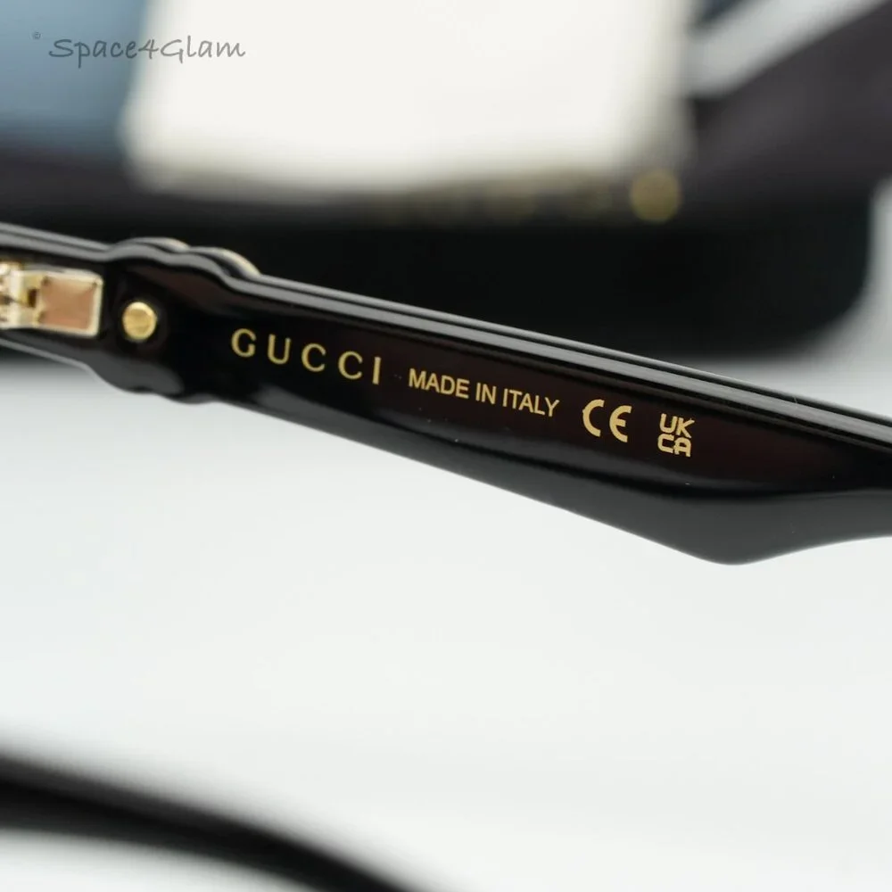 BRAND NEW Gucci GG1536O 001 Black Square Women Eyeglasses GG 1536O - Picture 10 of 11